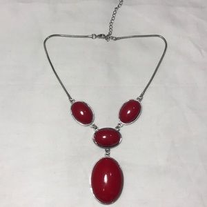 ❤️ Elegant red necklace